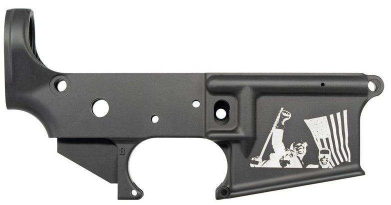 AM AR15 LOWER RECEIVER TRUMP FIGHT