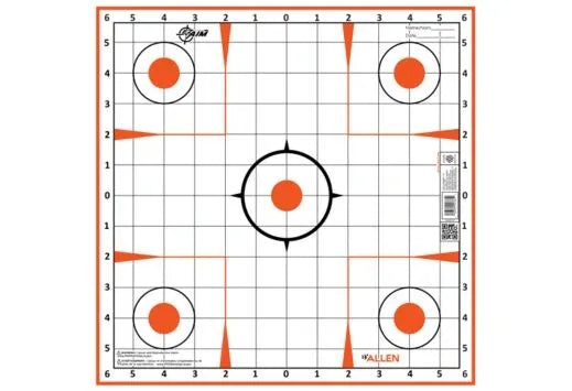 ALLEN EZ AIM SIGHT GRID TRGT 12-PK 12"X12"